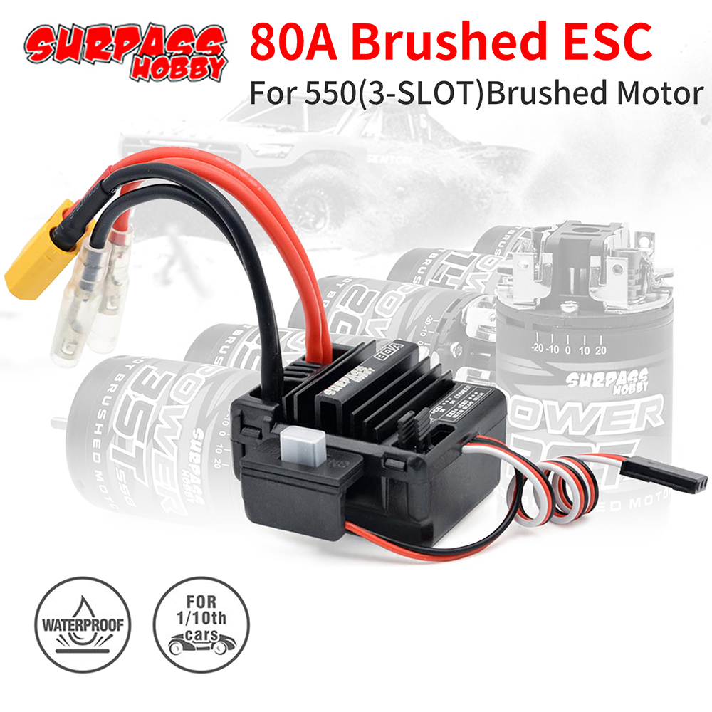 Rc Hobby Tools - Водонепроницаемый матовый ESC 80A для RC