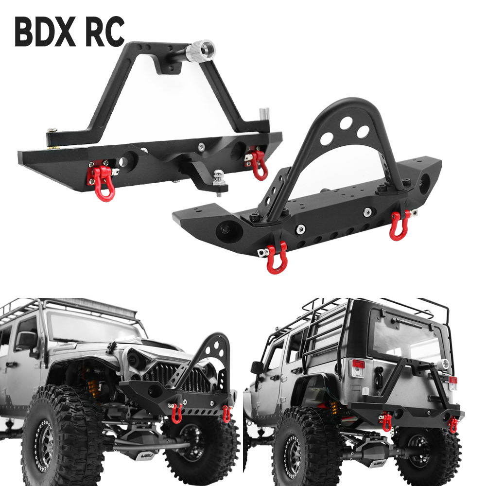 Rc Hobby Grade Crawler - Металлический передний и задний бампер с
