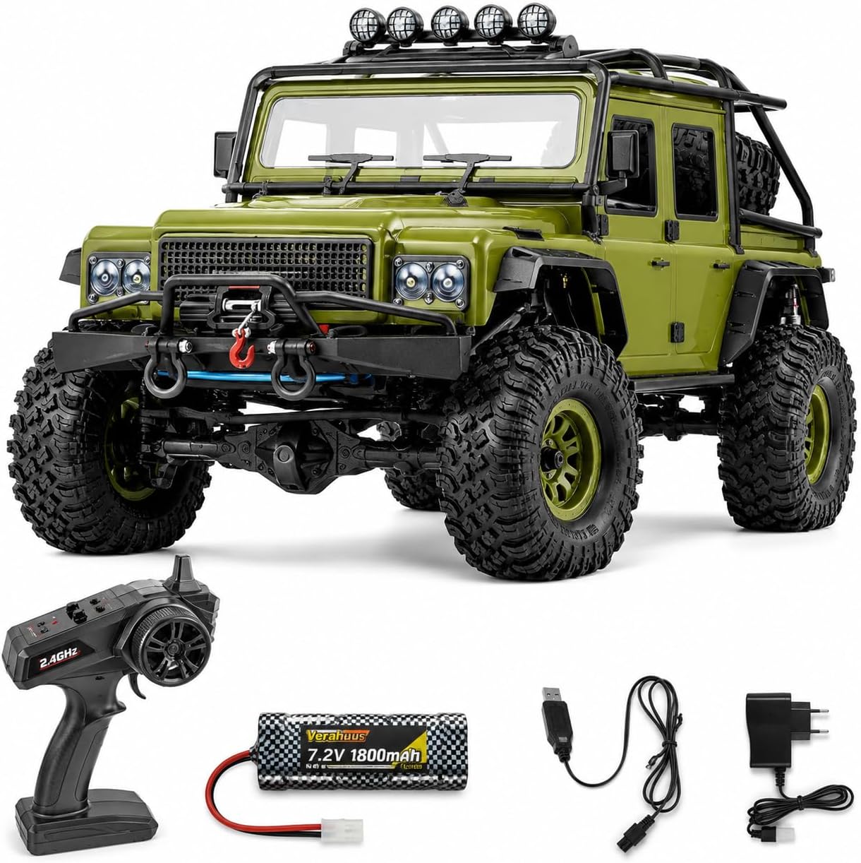 Rc Hobby Grade Crawler - Радиоуправляемый грузовик для взрослых - внедорожный