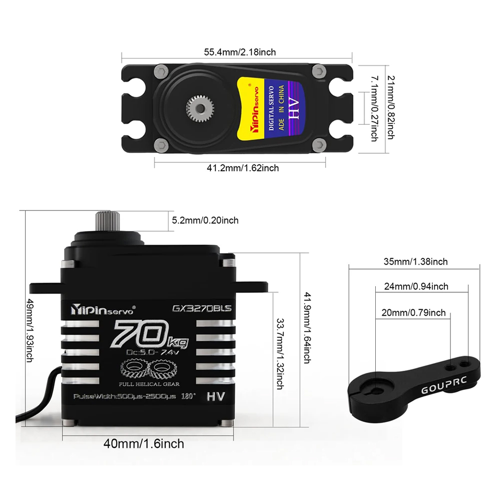 1/2 шт. Бесщеточный цифровой с – обзор и цена Rc Hobby Tools