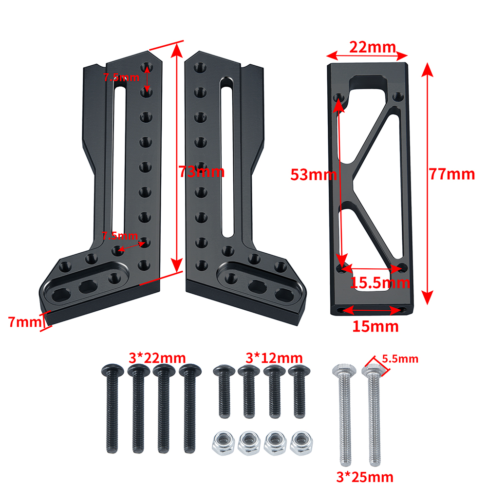 Металлическое крепление аморти – обзор и цена Rc Hobby Tools