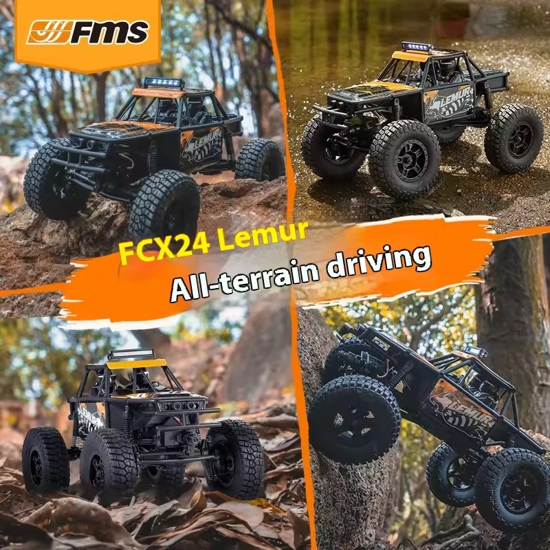 FMS FCX24 Lemur 1:24 Амфибия н – обзор и цена Rc Hobby Grade Crawler