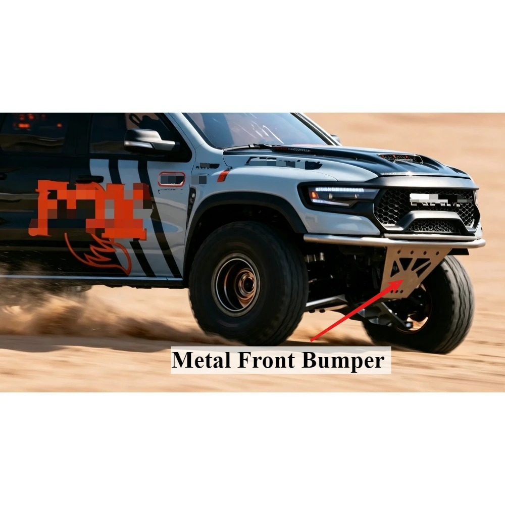 Металлический передний бампер  – обзор и цена Ram 1500 Rc Hobby