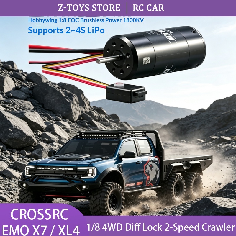 CROSSRC EMO X7 XL4 1/8 RC Внед – обзор и цена Rc Hobby Grade Crawler