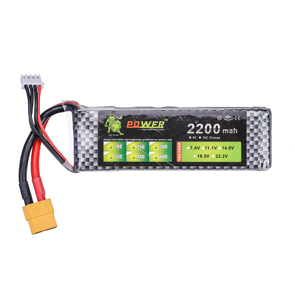 Аккумулятор LiPo 3S 11.1В 2200 – обзор и цена Hobby Rc Quadcopters